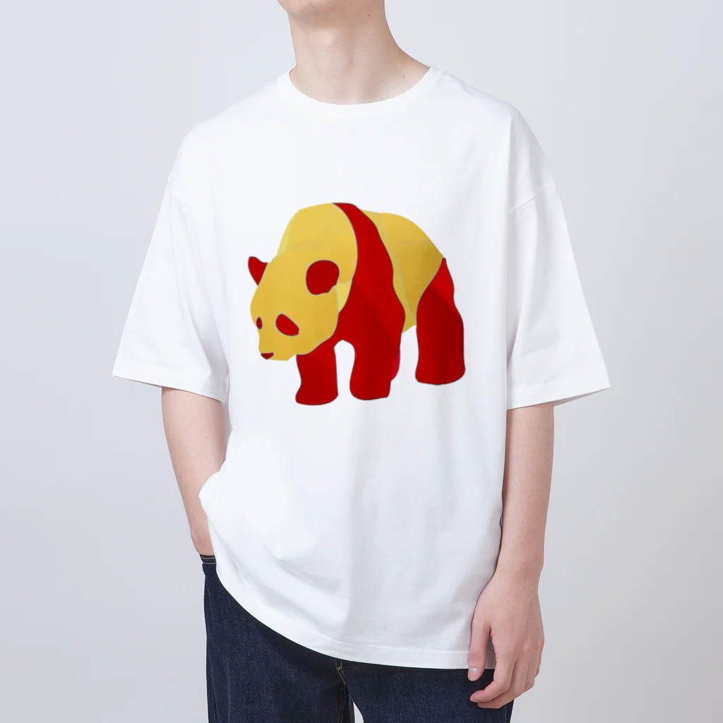 広熨斗隼人SHOPの広熨斗隼人のカラーパンダ🐼２ Oversized T-Shirt