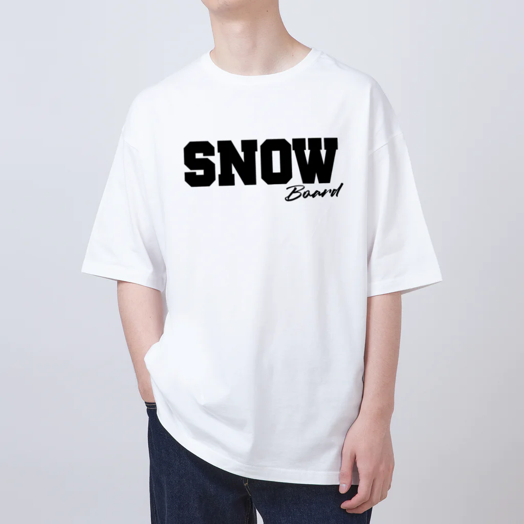 おもしろいTシャツ屋さんのSNOWBOARD　スノーボード オーバーサイズTシャツ