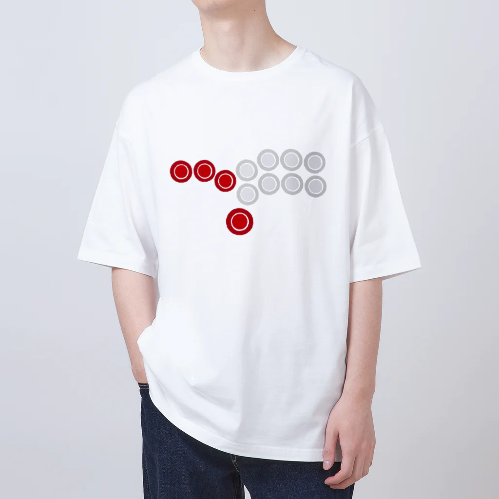 HamidusのHitbox コントローラー ボタン レイアウト - アーケード ファイティング ゲーマー Oversized T-Shirt