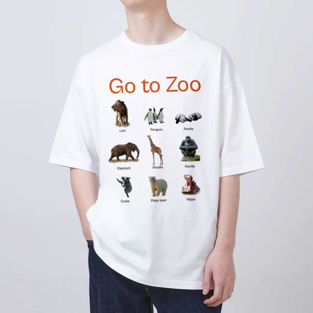 Everything_Uniformsの動物園に行く時 オーバーサイズTシャツ