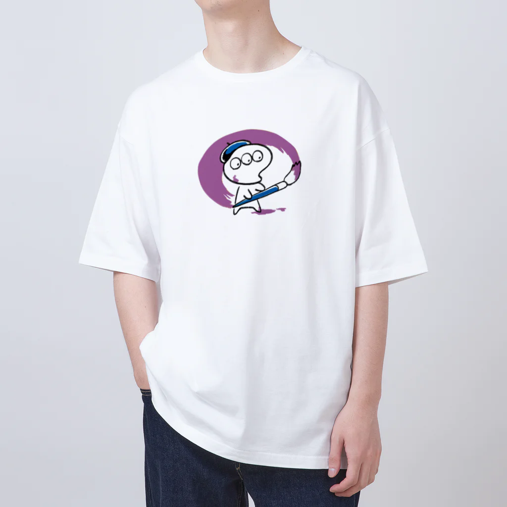 HINASE KAGUYAのパレットくん（紫えのぐ） Oversized T-Shirt