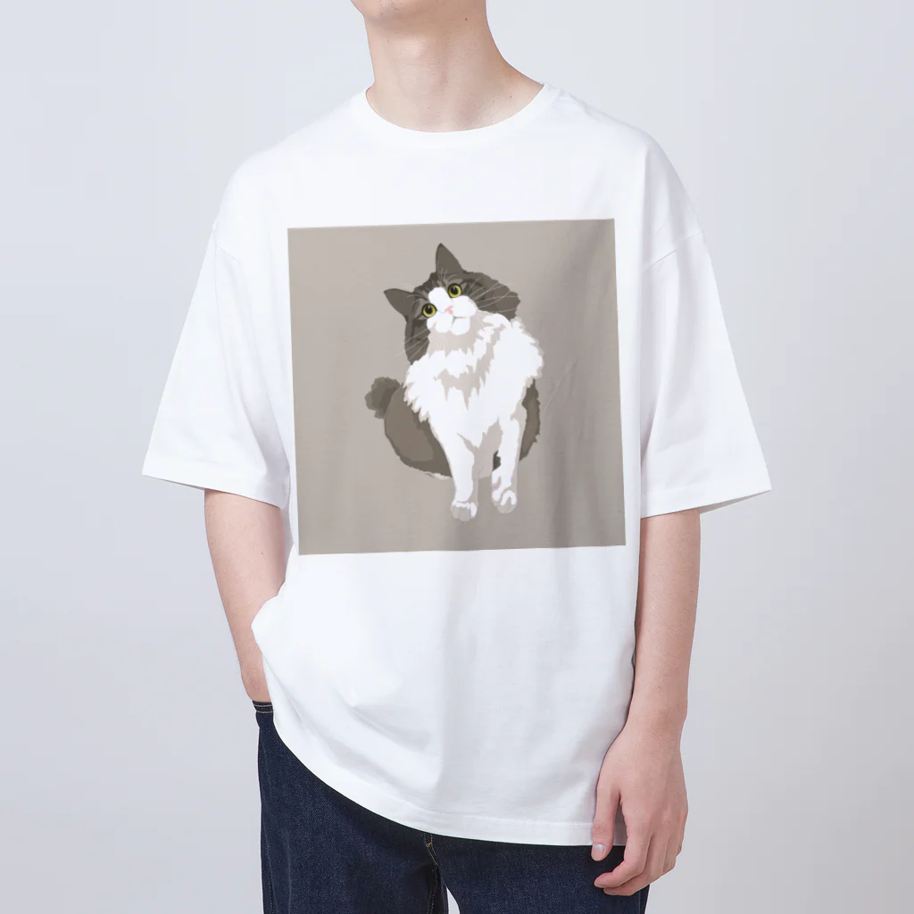 猫のイラスト屋さんのrin オーバーサイズTシャツ