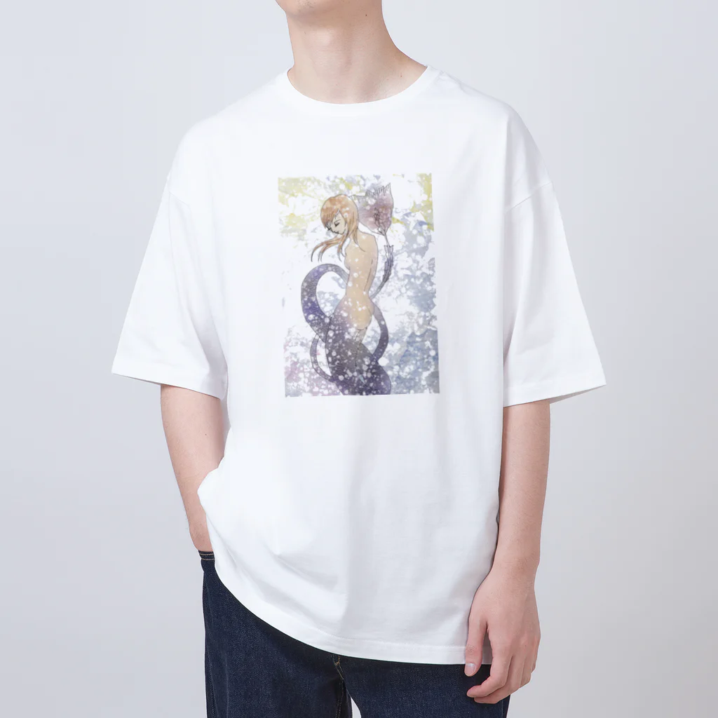 ゆにに。のネムリ人魚 オーバーサイズTシャツ