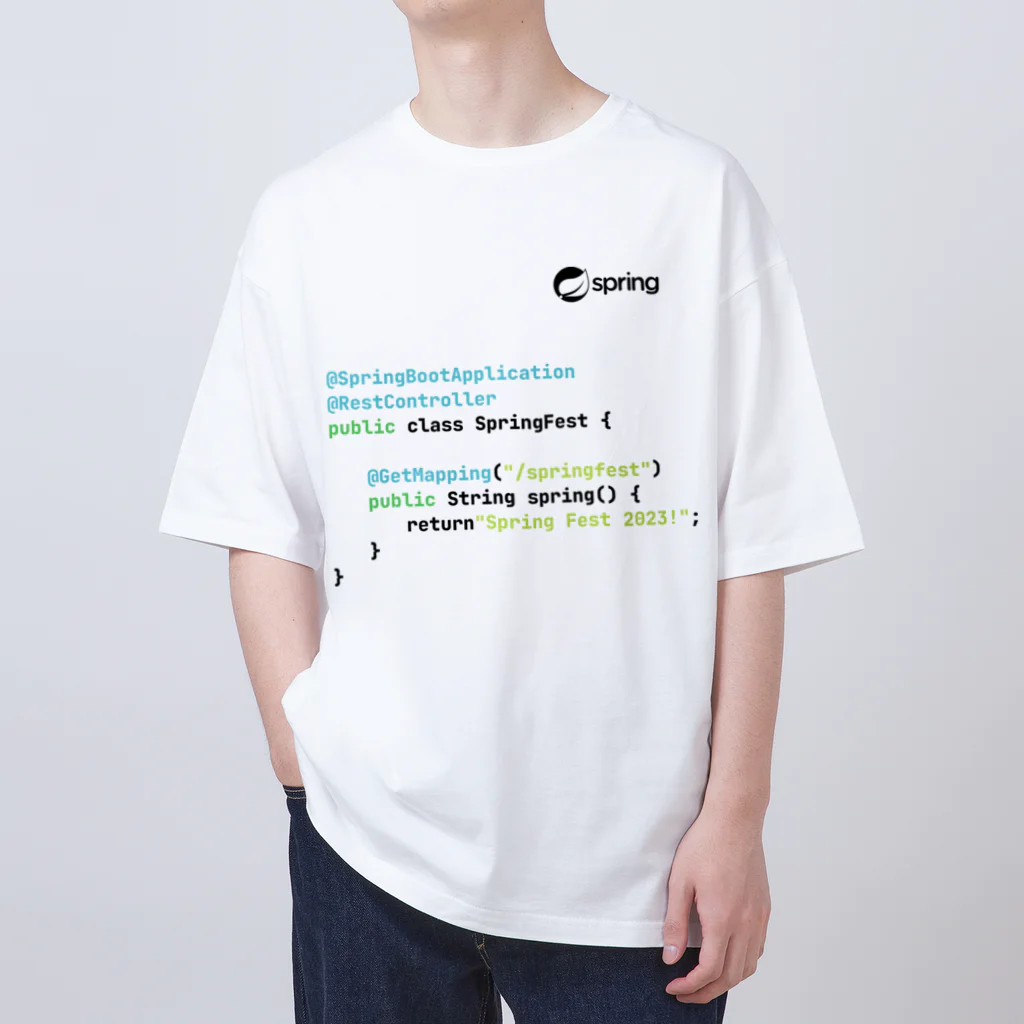 JSUGのSpring Fest 2023 T-shirt Light Mode Oversized T-Shirt