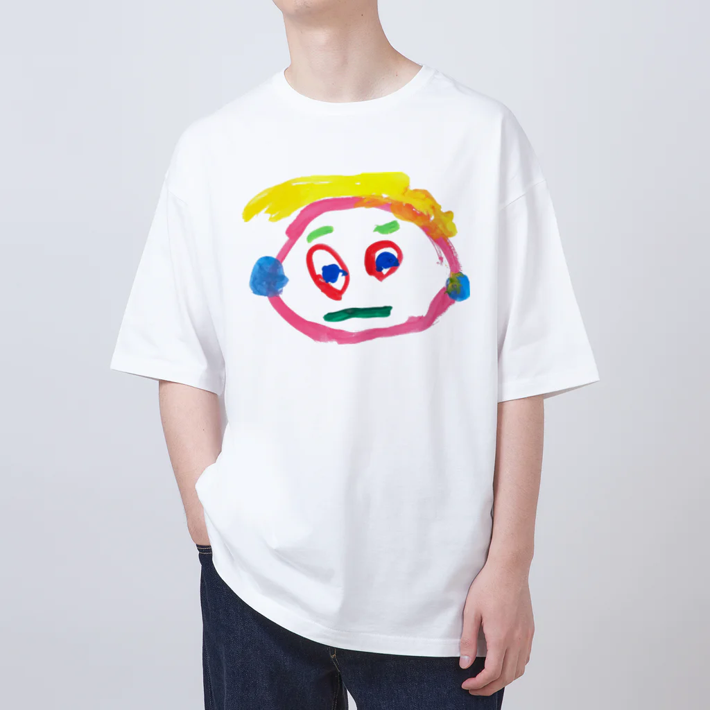 こどもの絵の３さい の じがぞう Oversized T-Shirt