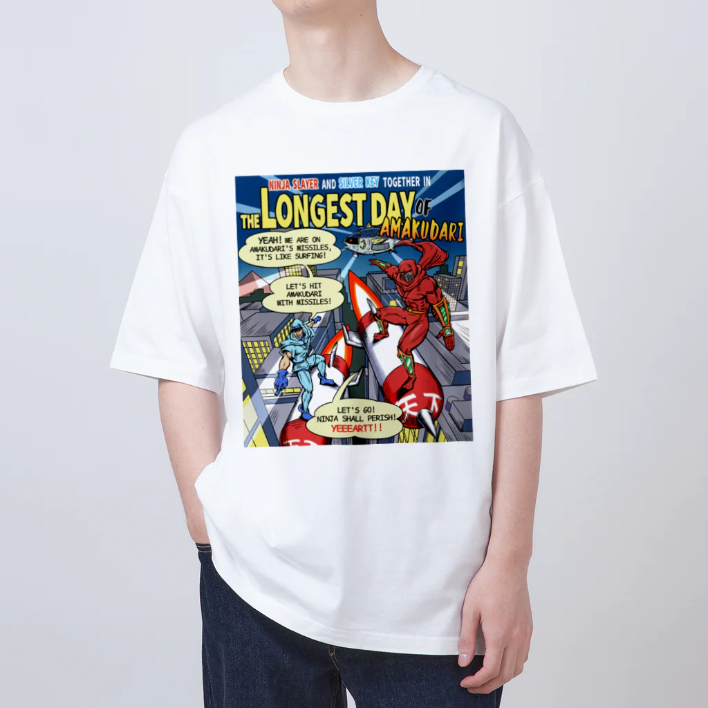 ニンジャスレイヤー公式/ダイハードテイルズのNINJA MISSILE SURFING オーバーサイズTシャツ