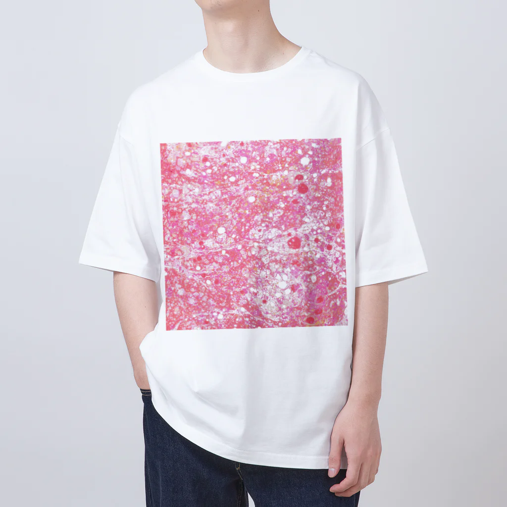 Laquamarmoの桃色の泡の世界へ、ふわりと誘われて Oversized T-Shirt