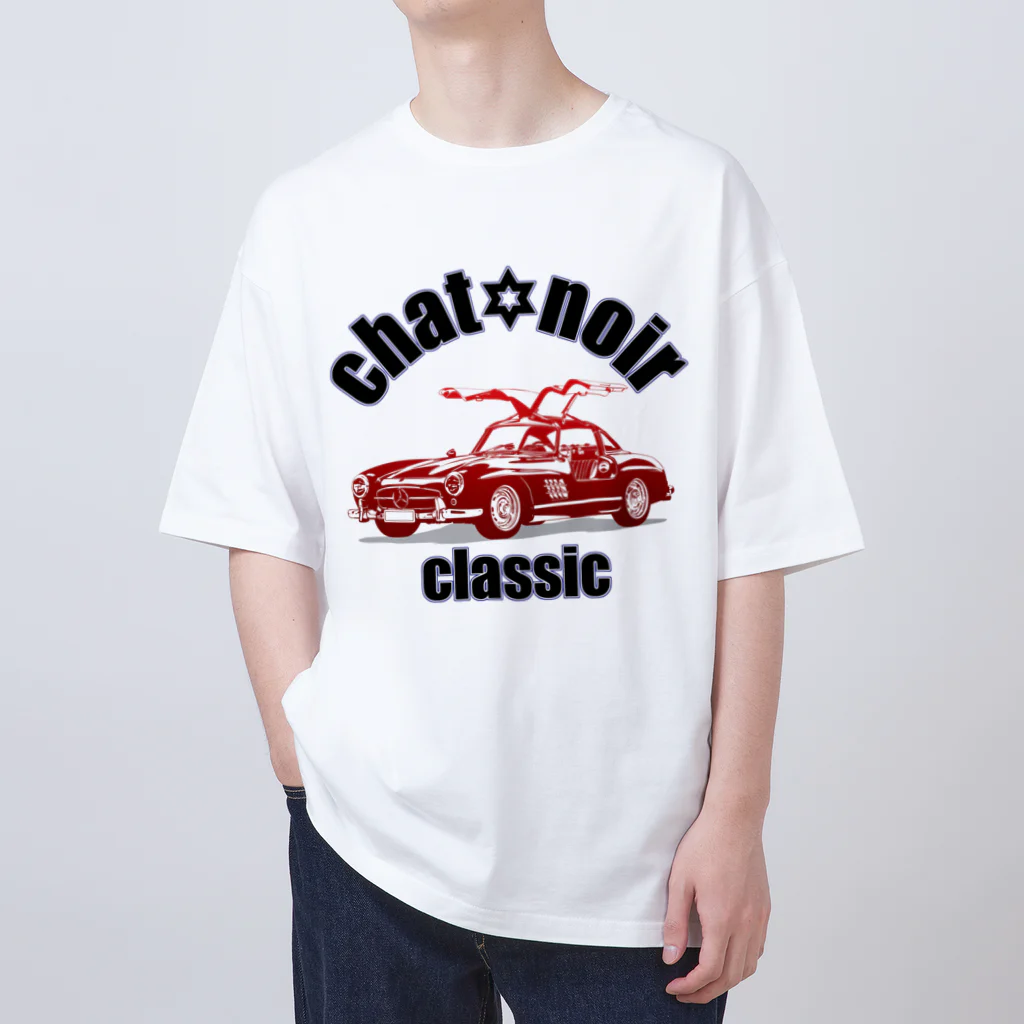 chat noirのchat noir classic series car オーバーサイズTシャツ