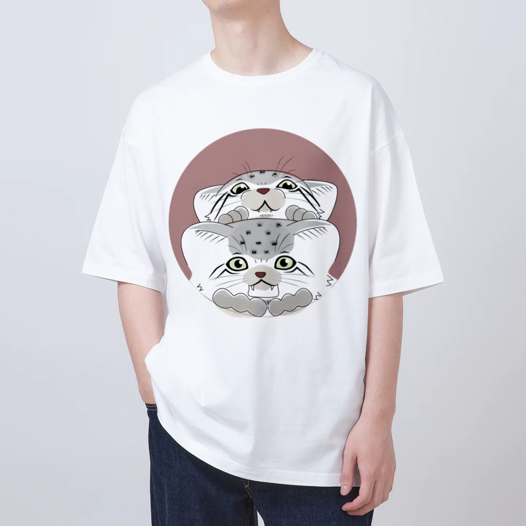 ***drop sky***のやんちゃコマヌル Oversized T-Shirt