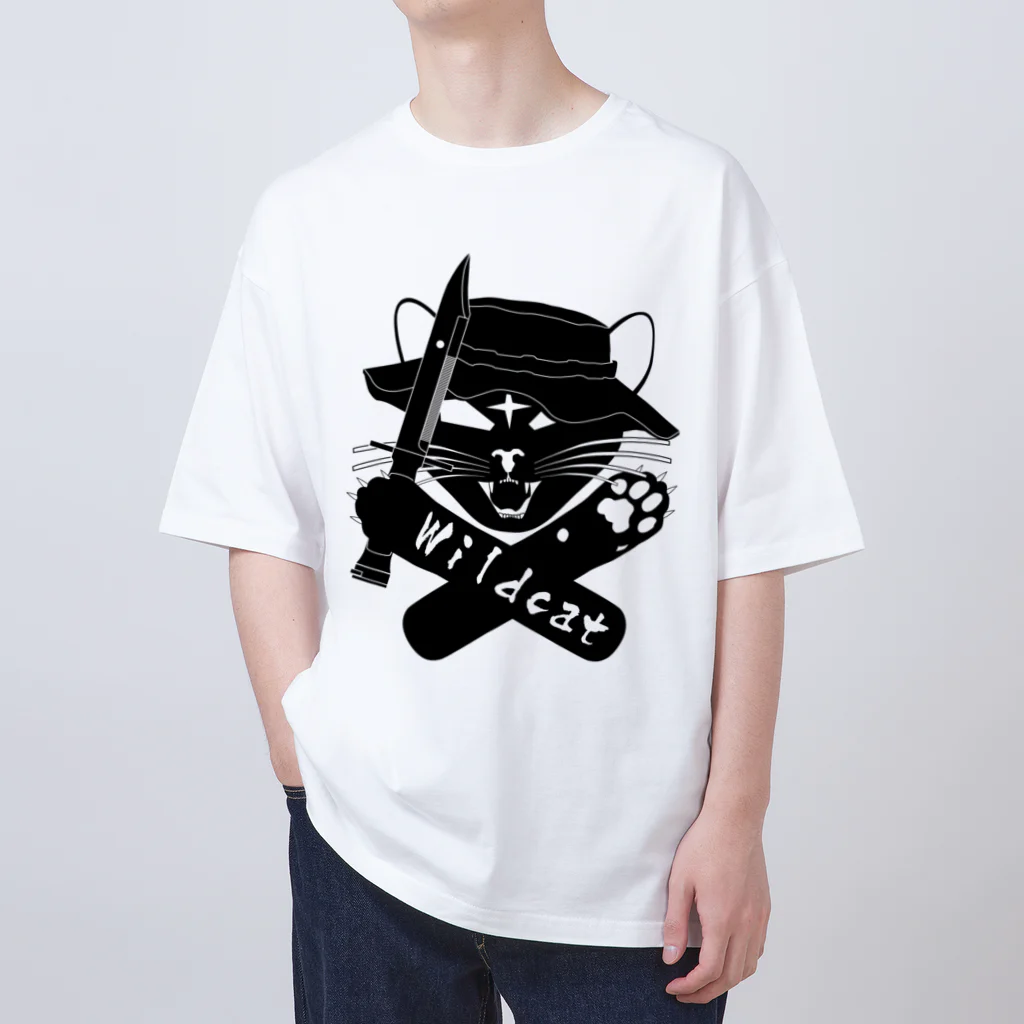 Y.T.S.D.F.Design　自衛隊関連デザインのwildcat Oversized T-Shirt