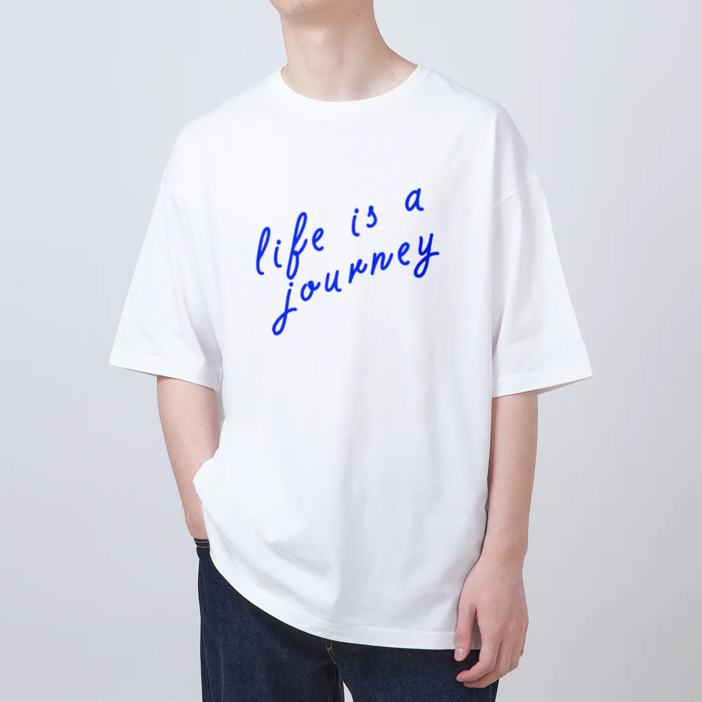 rihomiyakeのLife is a journey Oversized T-Shirt