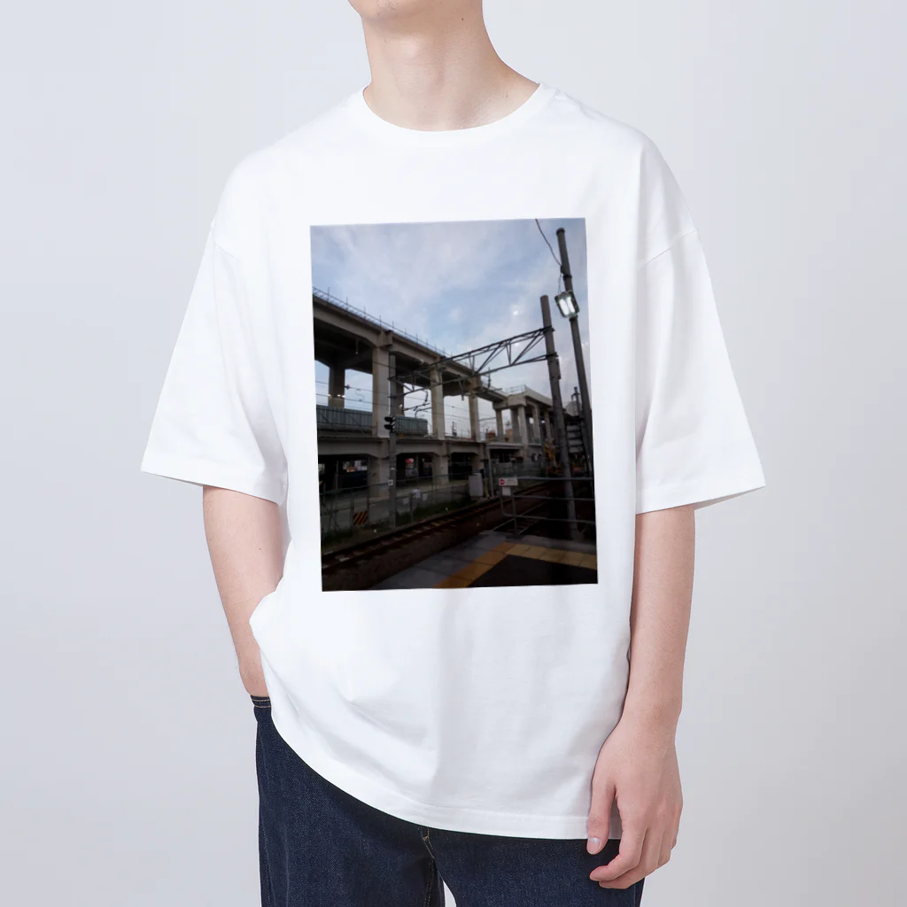 19820909の知立駅 オーバーサイズTシャツ