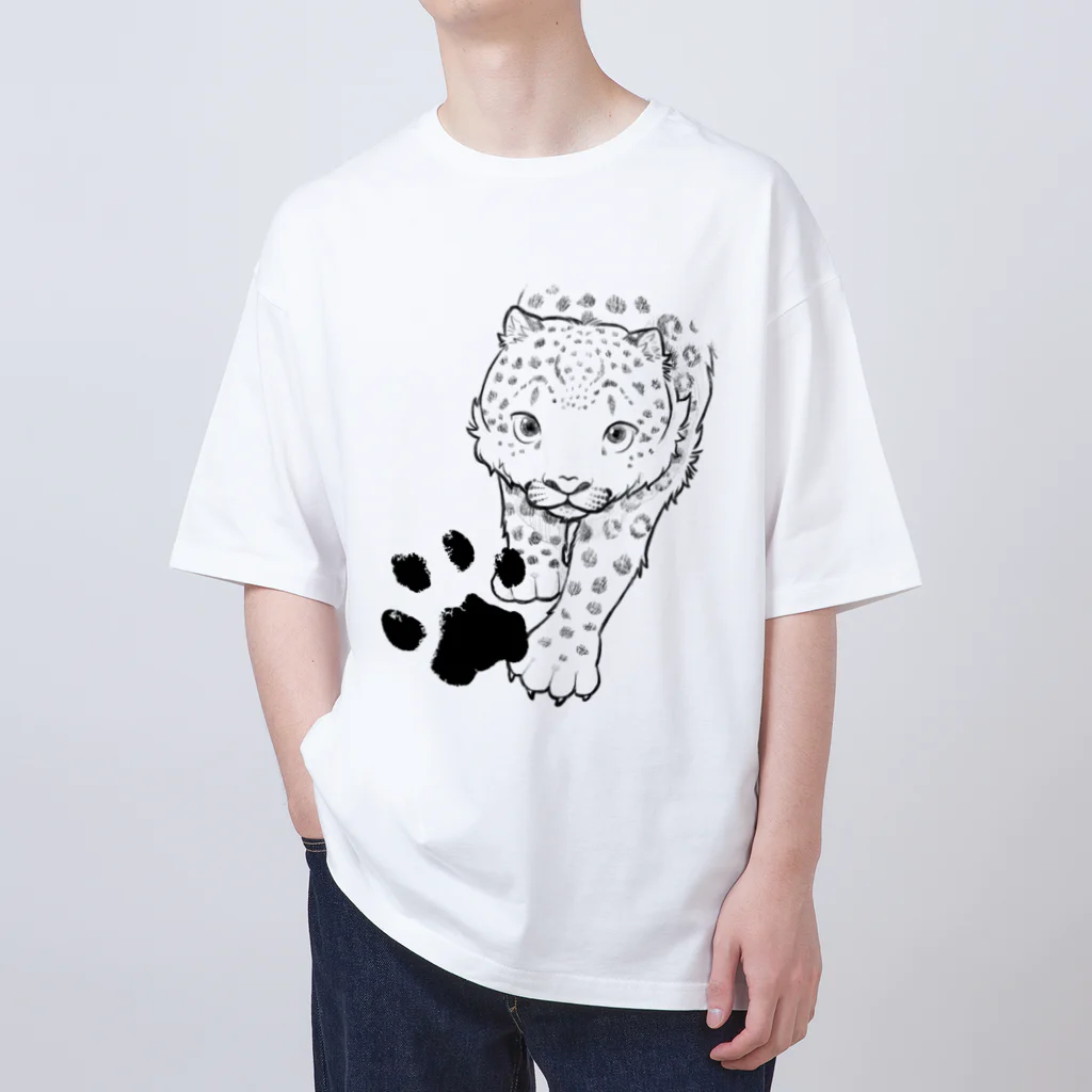 mofful.のユキヒョウ - snowleopard オーバーサイズTシャツ