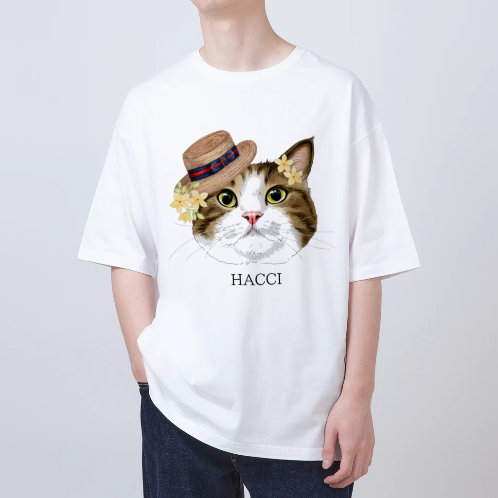 marutoraのhachio猫 オーバーサイズTシャツ