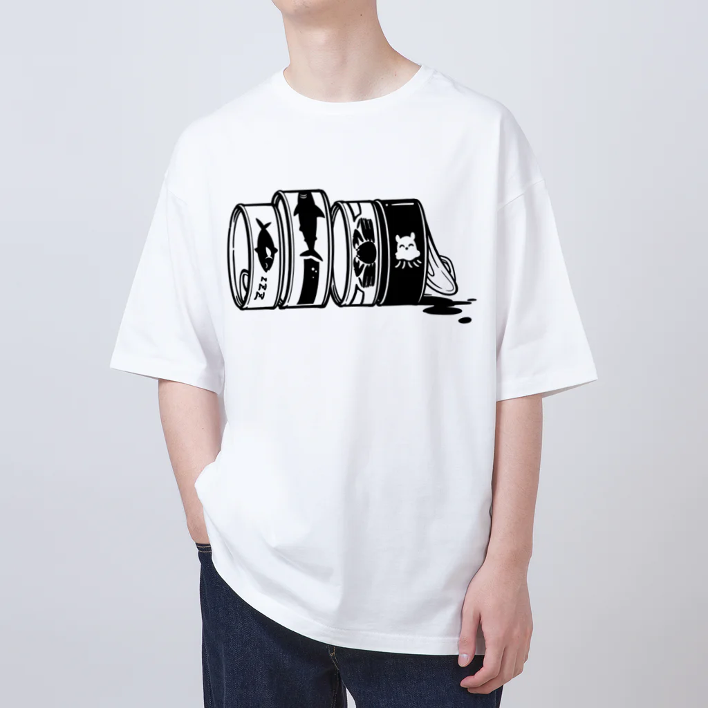 塔感覚のカン詰め Oversized T-Shirt