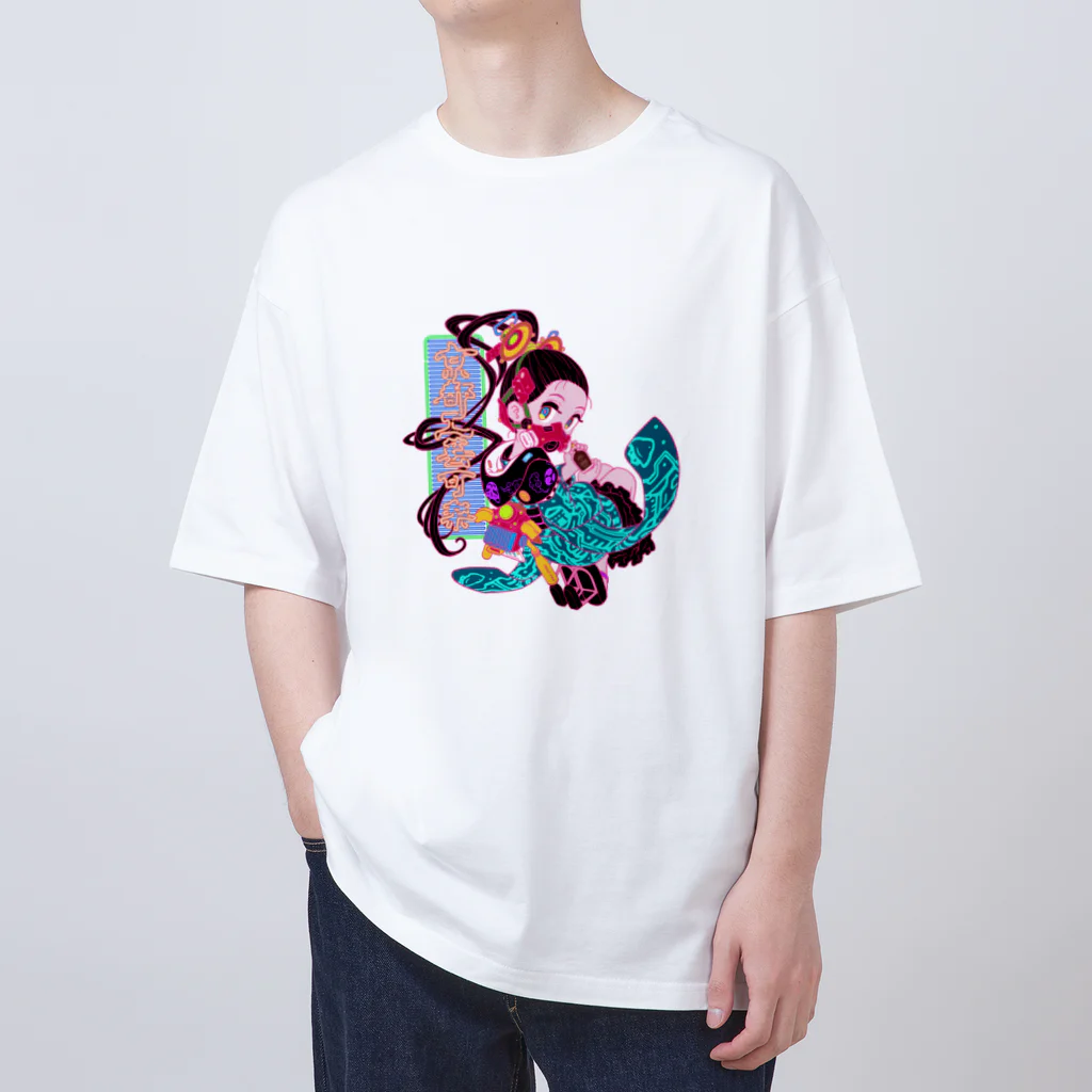 kyo-trendの京都クラフトコーラ(TAGRO先生コラボ)薄地色 Oversized T-Shirt