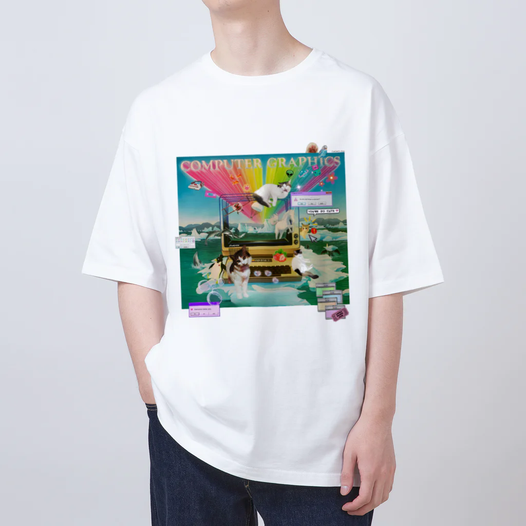 𝙈𝙊𝙈𝙊'𝙨 𝙎𝙝𝙤𝙥の#Computer graphics 2023 Oversized T-Shirt