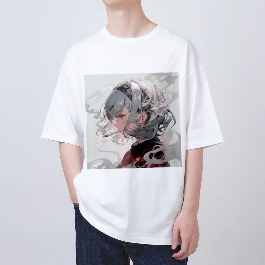 Ice Age Innovationsのsmoke girl オーバーサイズTシャツ