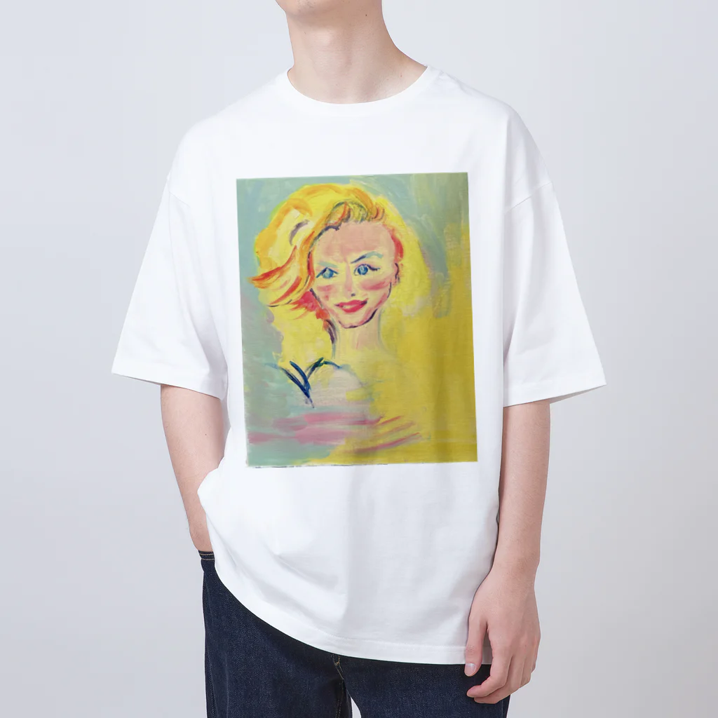 あさあさあさひです。のマリリン Oversized T-Shirt