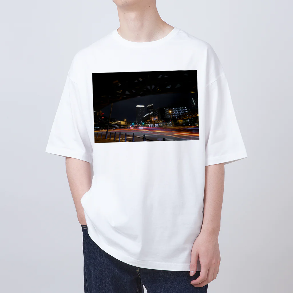 nokkccaの光跡 - Junction Light trail - Oversized T-Shirt