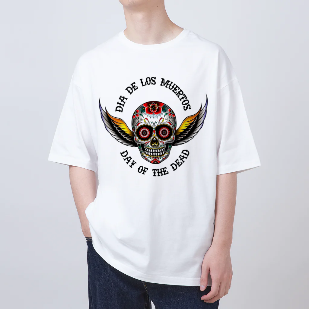 Demon Lord 9 tailsの『Dia De Los Muertos🌹』 オーバーサイズTシャツ