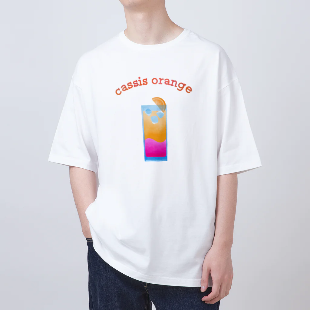 にじみ屋のカシスオレンジ Oversized T-Shirt