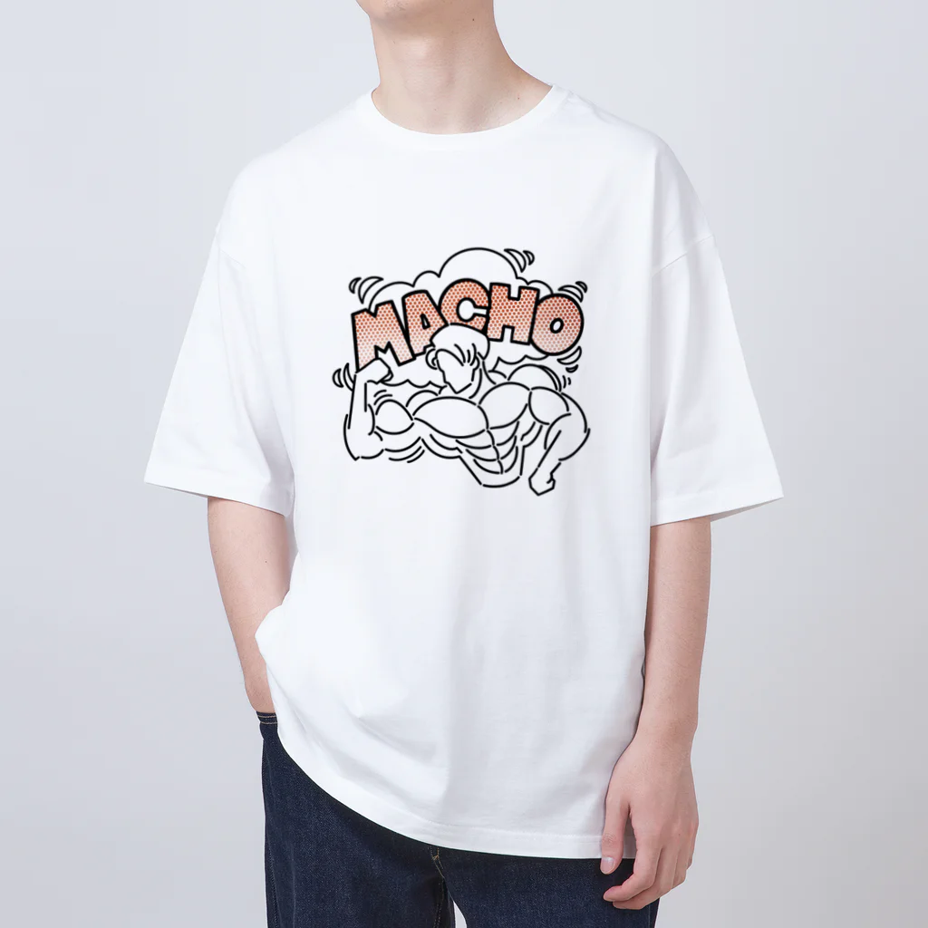 脳筋デザイナーのマッチョTシャツ オーバーサイズTシャツ