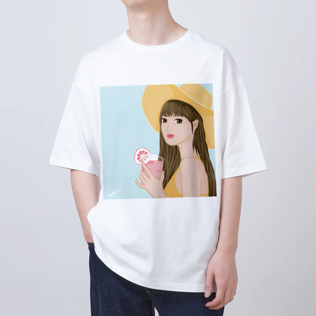 Logic RockStar のトロピカルカクテル Oversized T-Shirt