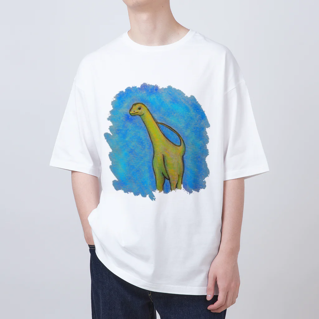 ひつじときのこのプエルタサウルス オーバーサイズTシャツ