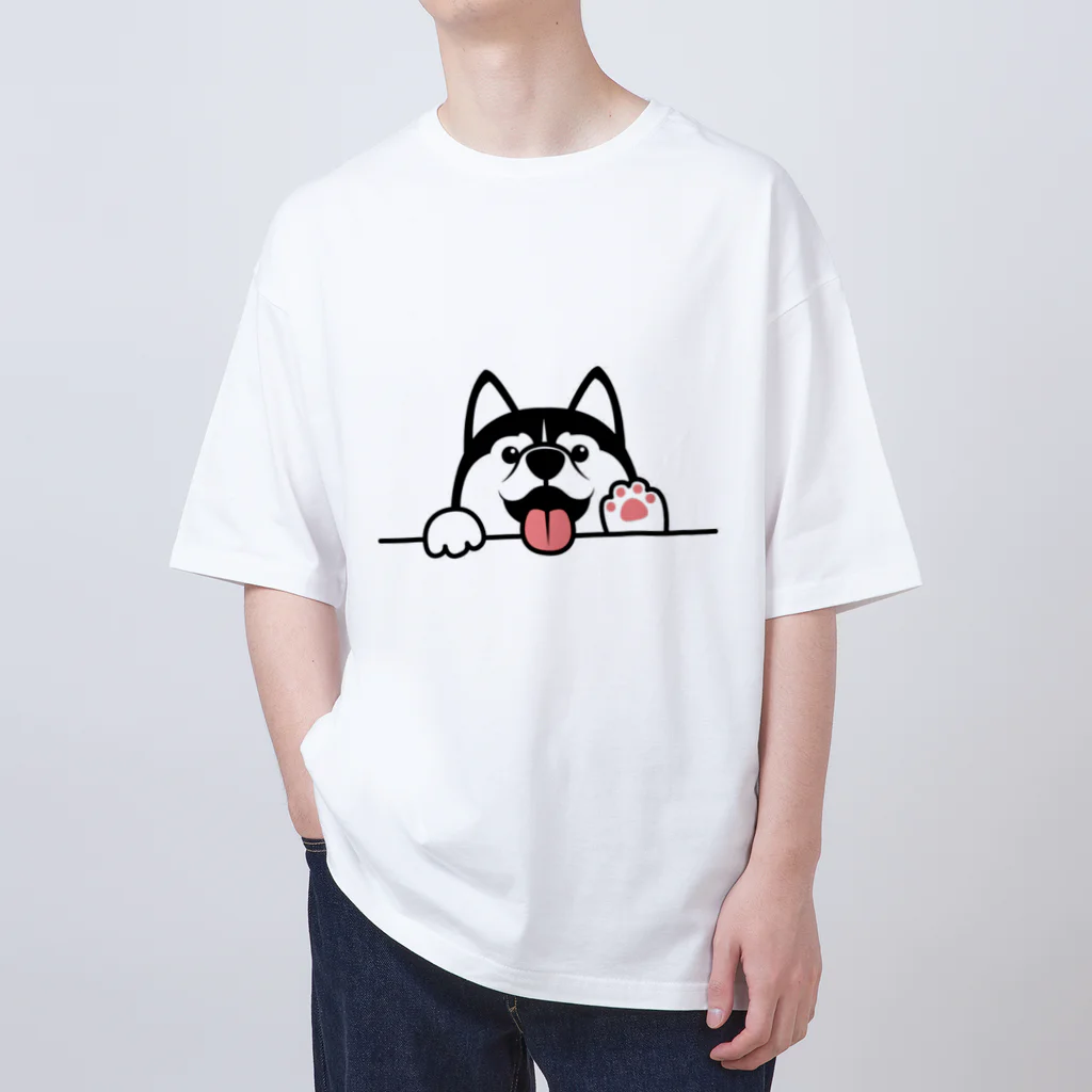 わんらぶのかまってわんちゃん オーバーサイズTシャツ