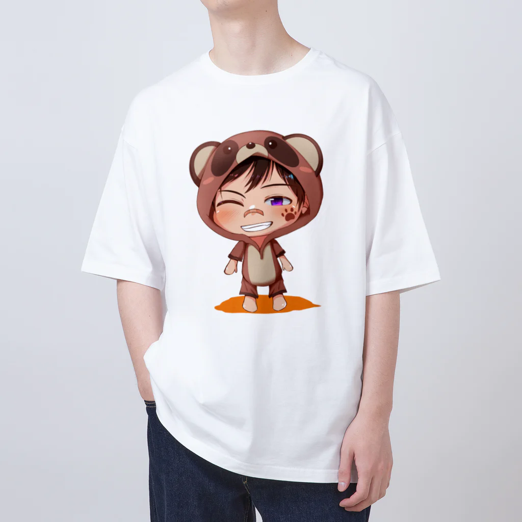 須戸コウ【腐男子ゲイvtuber】の須戸コウ_着ぐるみミニキャラVer オーバーサイズTシャツ