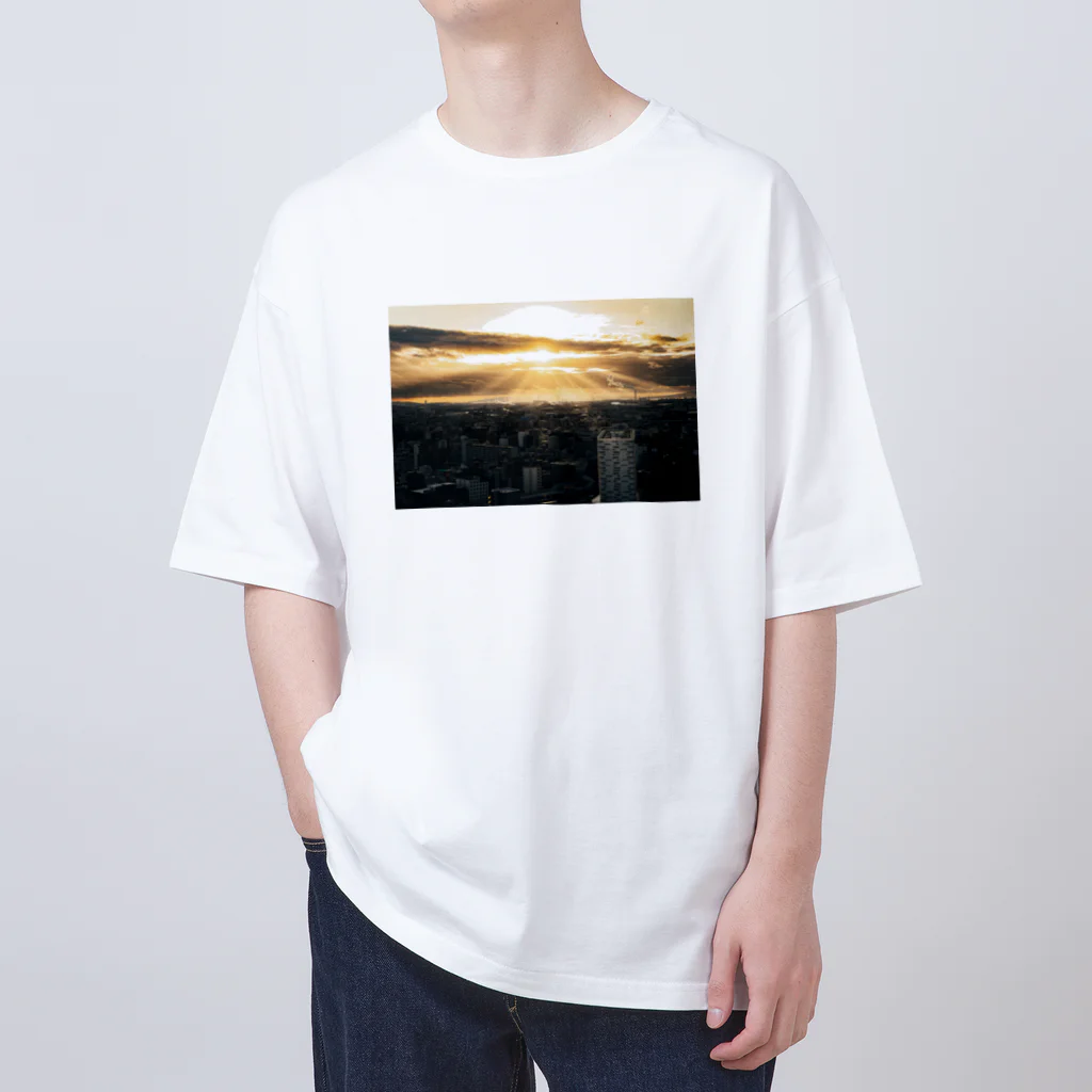 koki_photographerの天使の梯子 オーバーサイズTシャツ