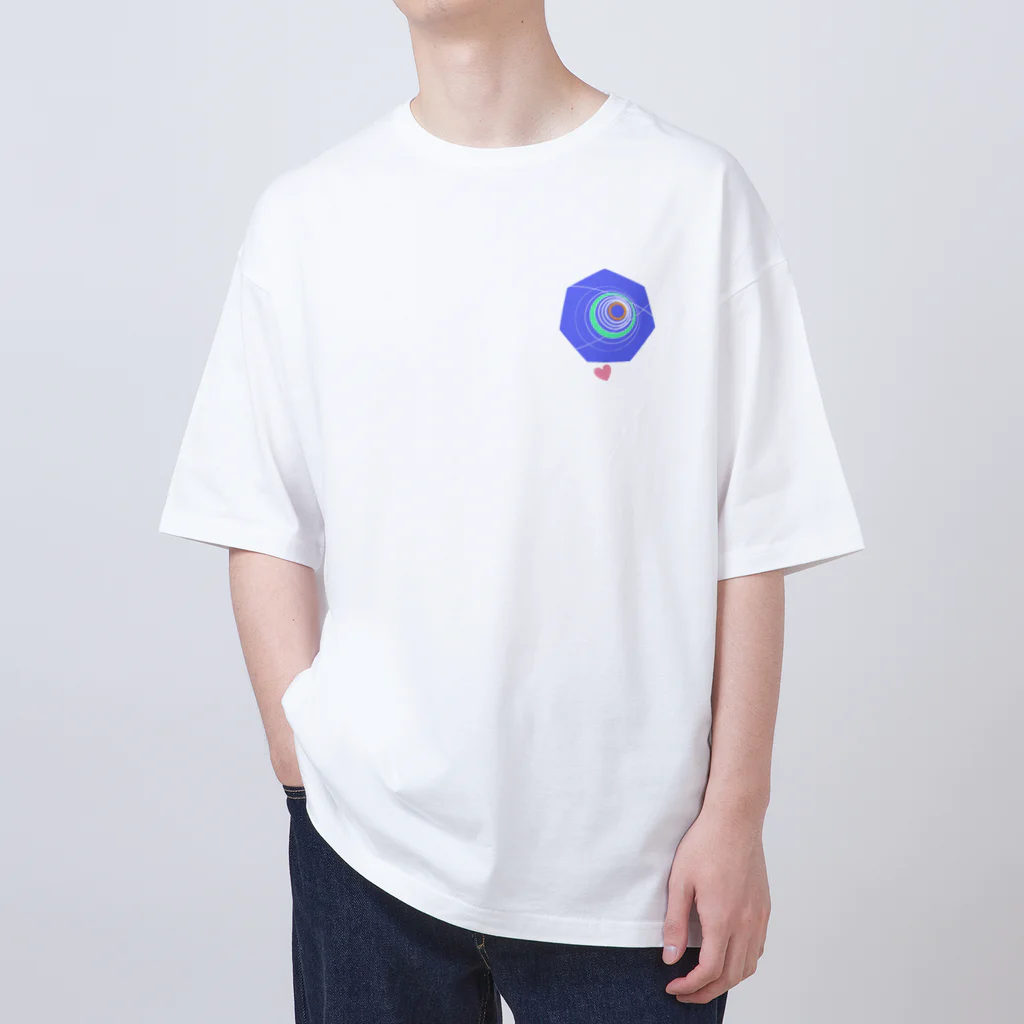 世界地図のWE LOVE US Oversized T-Shirt