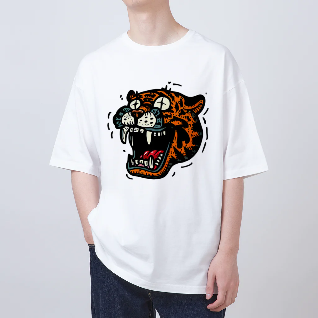 モンスターカスタムの■モンスタータイガー【トラTiger】 オーバーサイズTシャツ