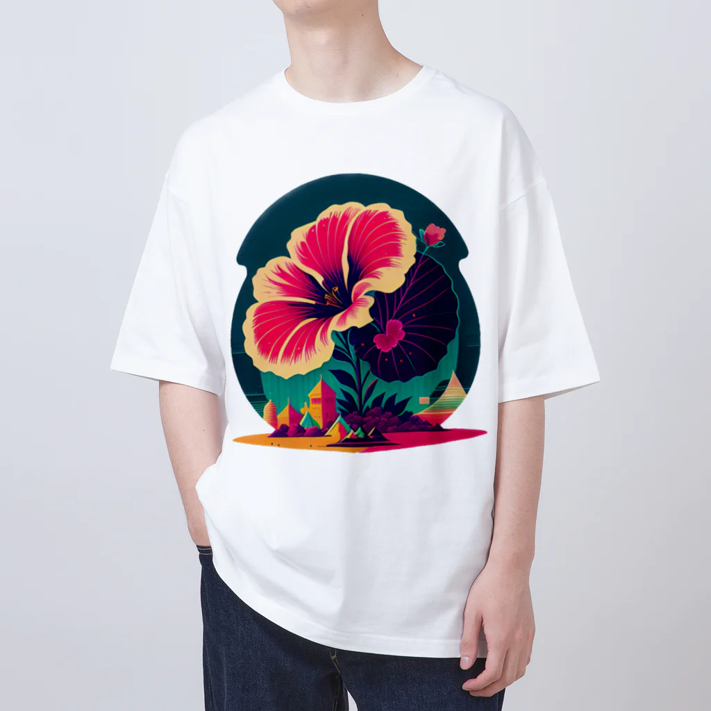 ozのハイビスカス🌺 Oversized T-Shirt