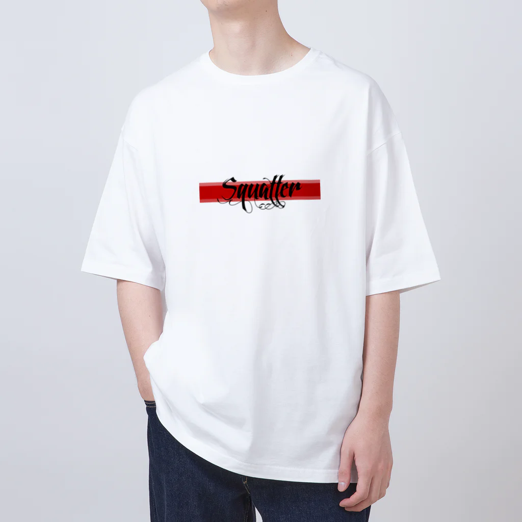 SquatterのSquatter Redline Logo Tee Oversized T-Shirt