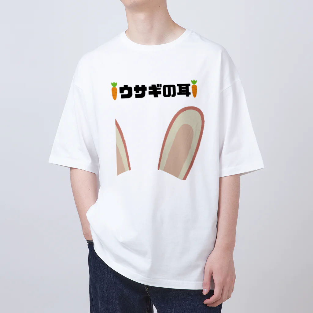 crescentのウサギの耳 オーバーサイズTシャツ