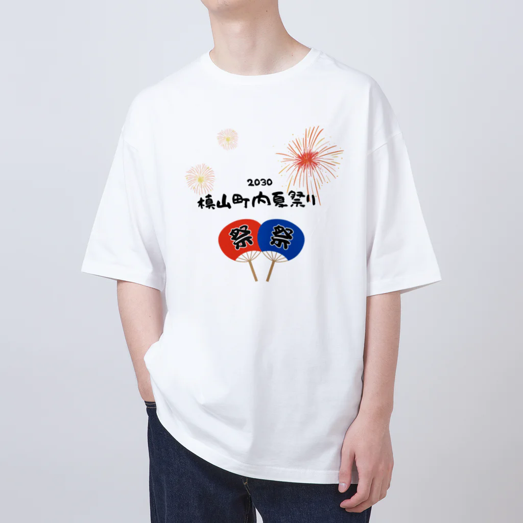 crescentの町内夏祭り オーバーサイズTシャツ