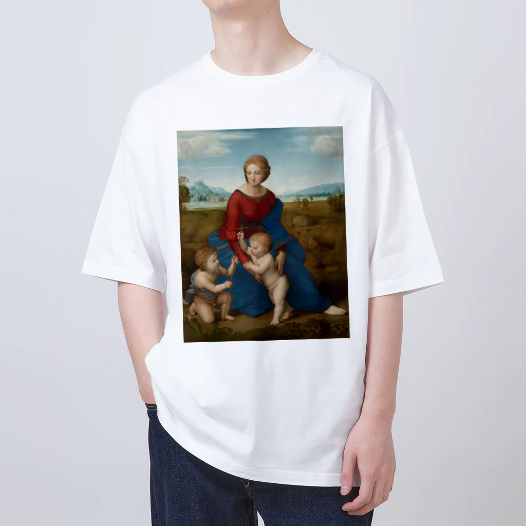 世界美術商店の牧場の聖母 / Madonna del Prato オーバーサイズTシャツ