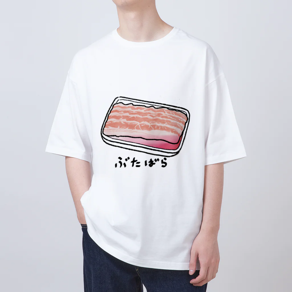 Illustrator タナカケンイチロウの豚バラ Oversized T-Shirt