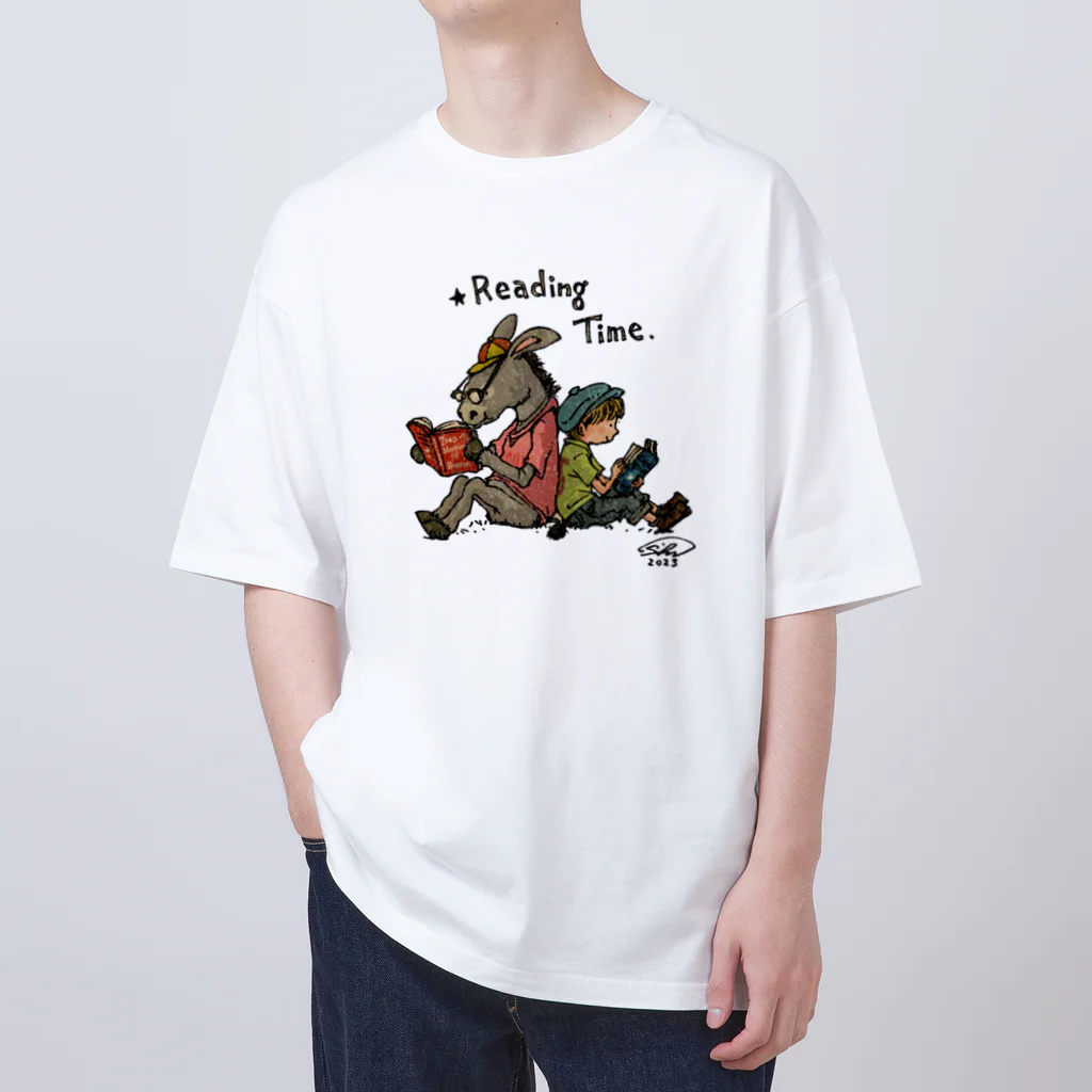 まつもトイズのロバ君と少年 オーバーサイズTシャツ