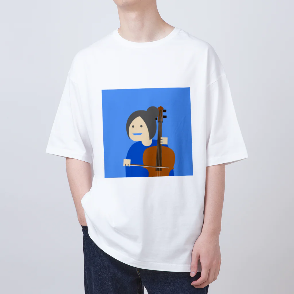 いまさしの意識が低いチェロ弾き Oversized T-Shirt