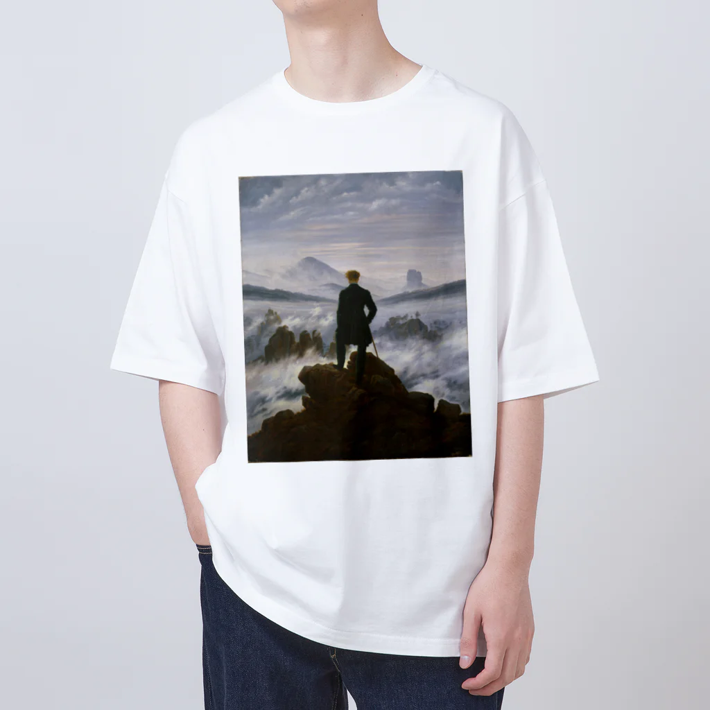 世界美術商店の雲海の上の旅人 / Wanderer above the Sea of Fog オーバーサイズTシャツ