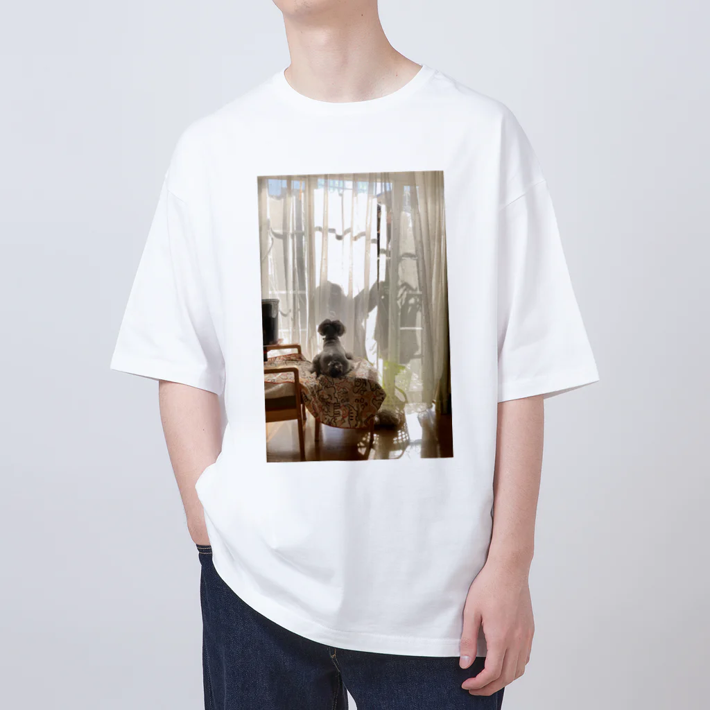 愛犬のグッズの日だまり オーバーサイズTシャツ