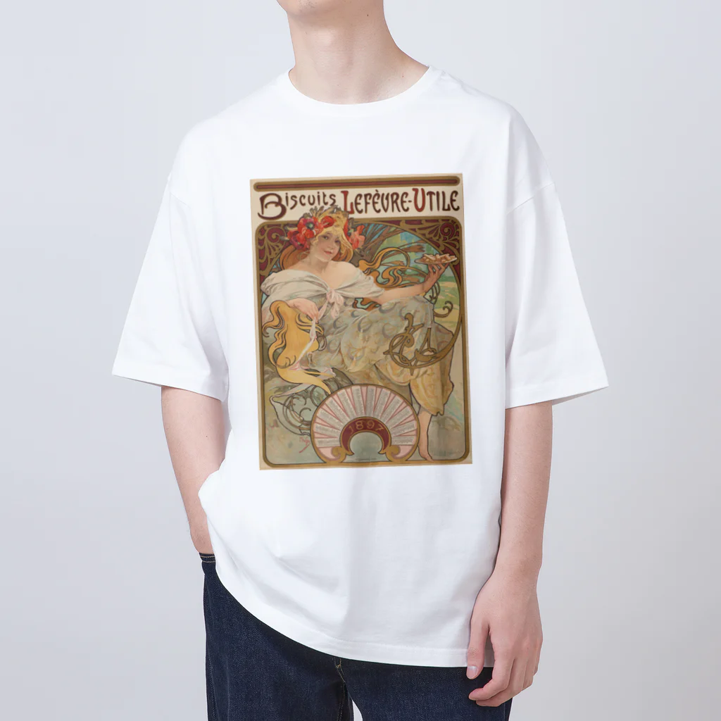 世界美術商店のルフェーヴル=ユティル・ビスケット / Biscuits Lefèvre-Utile Oversized T-Shirt