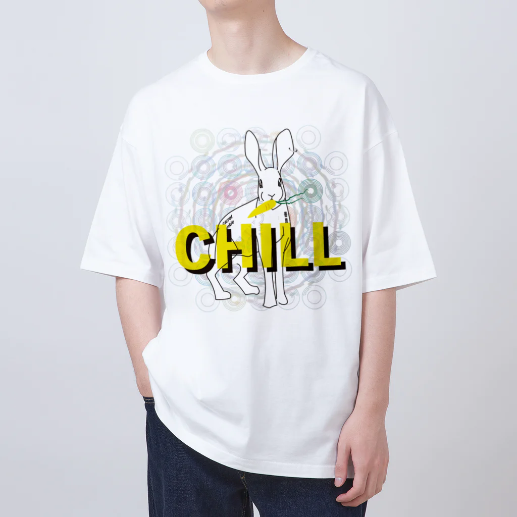 rabbit & bunniesのCHILL_RABBIT オーバーサイズTシャツ