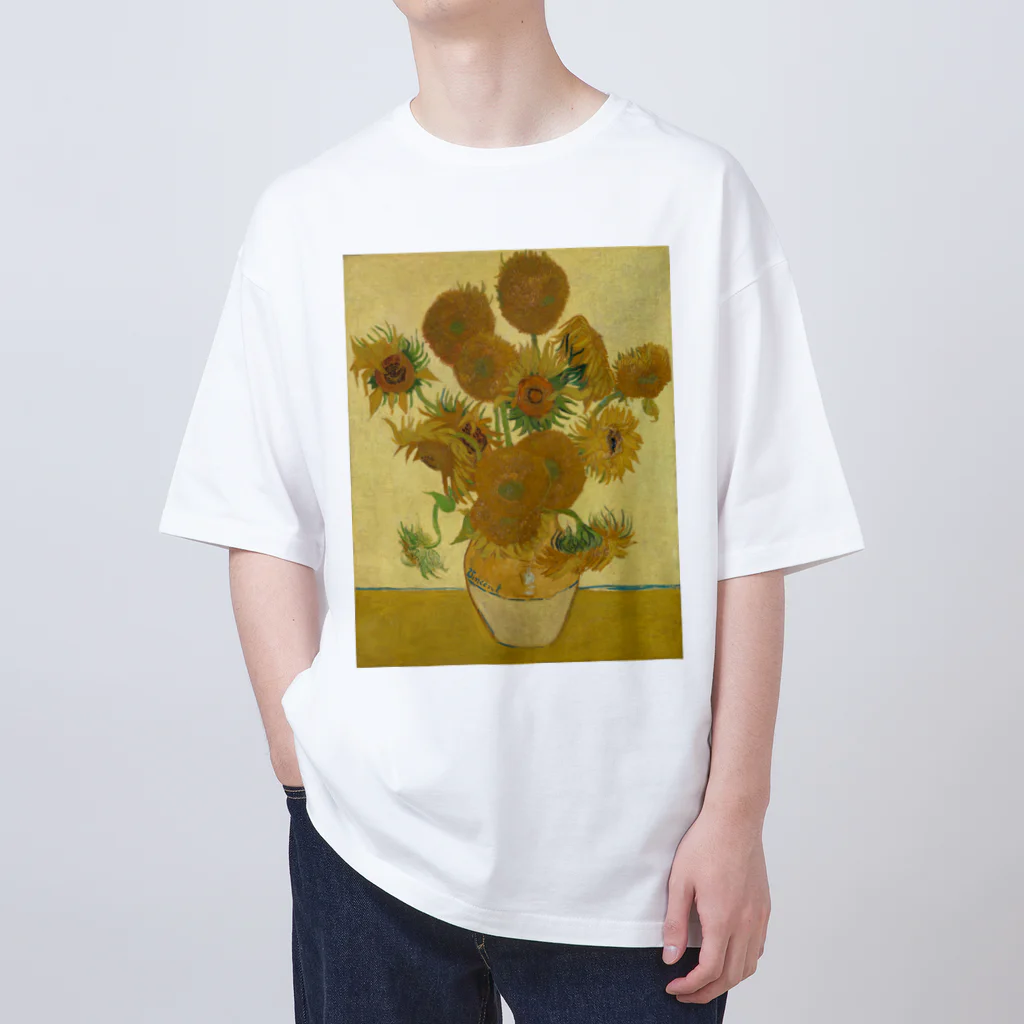 世界美術商店のひまわり / Sunflowers オーバーサイズTシャツ