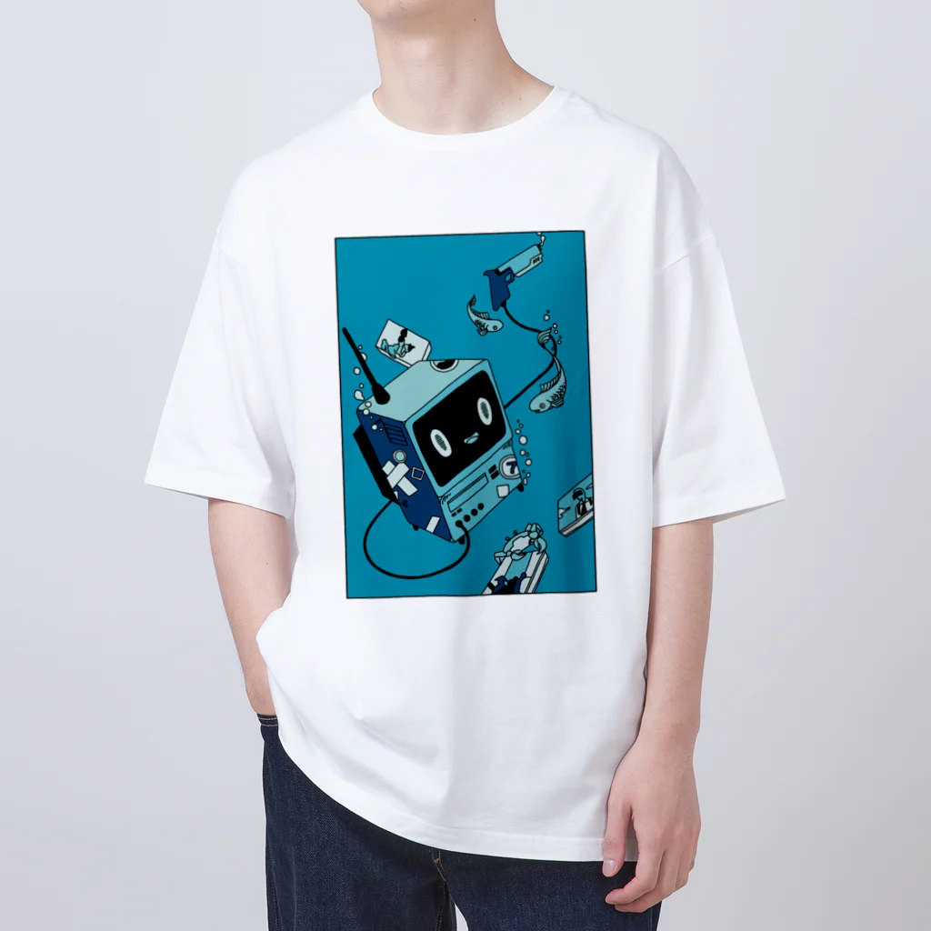 popopoのpopopo 7th-Anniversary オーバーサイズTシャツ Oversized T-Shirt