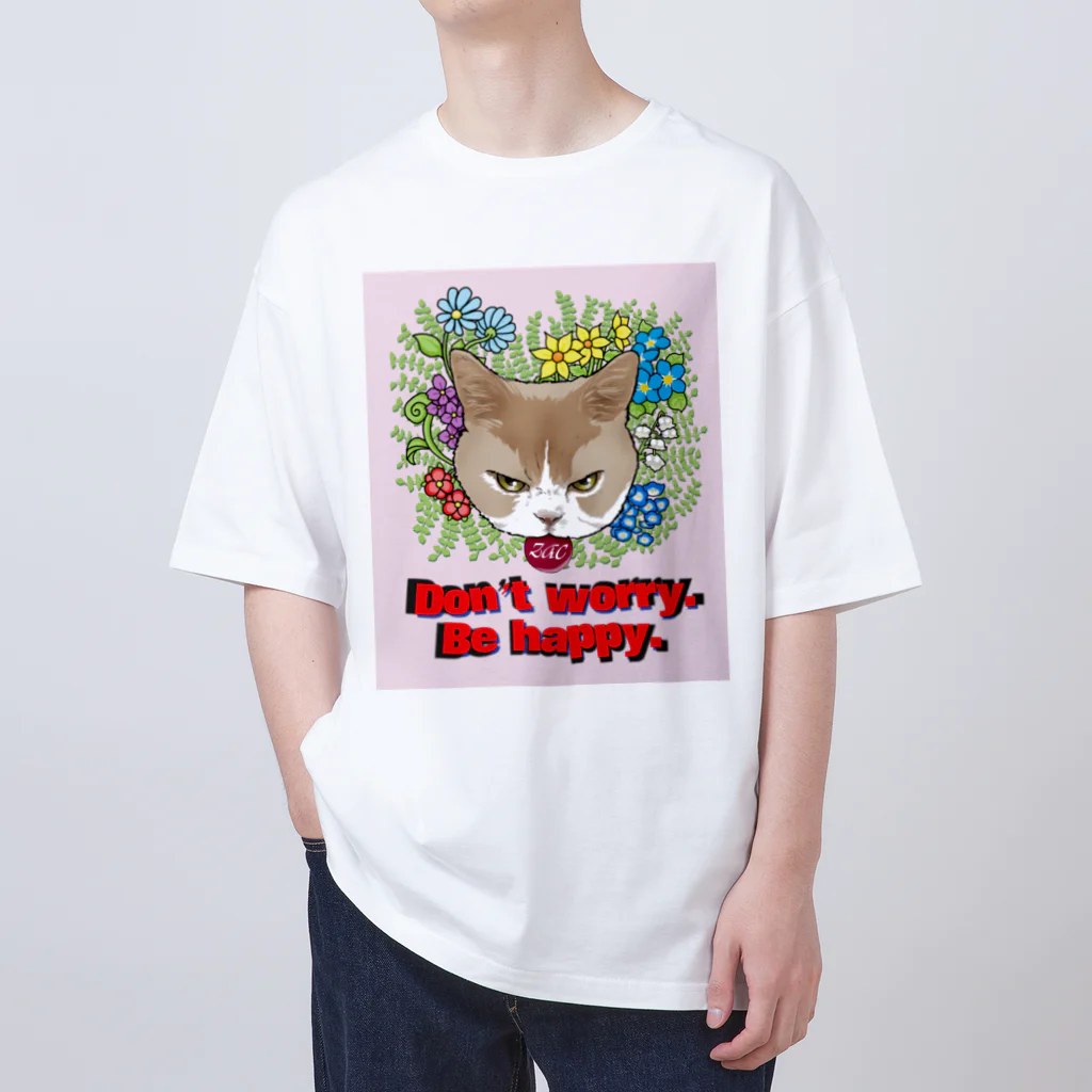 Zac-SDのねこのひとこと ( Zac ) オーバーサイズTシャツ