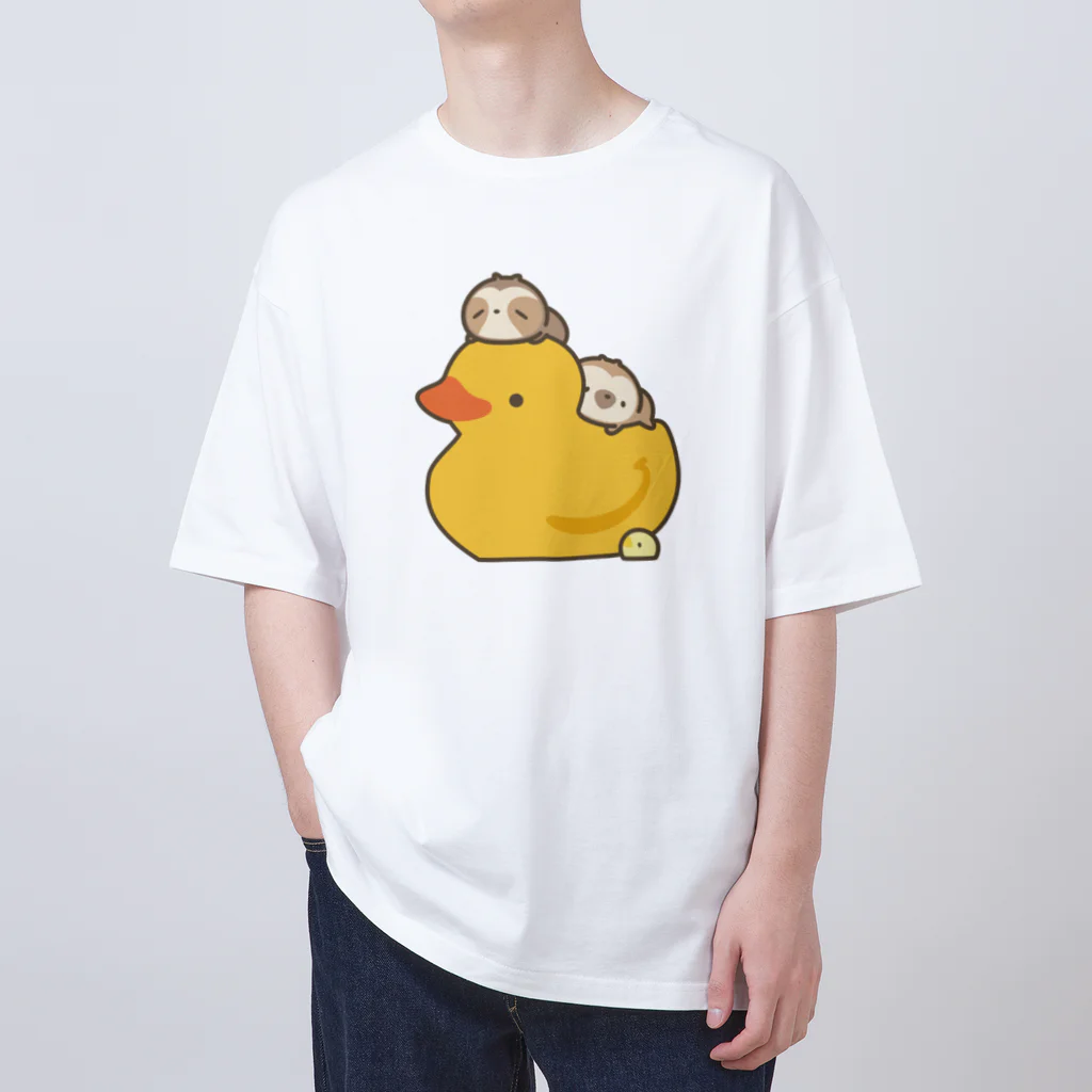 ただのなまけものの隊長といっしょ オーバーサイズTシャツ